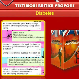 British Propolis obat Luka Diabetes Alami yang Ampuh di apotek
