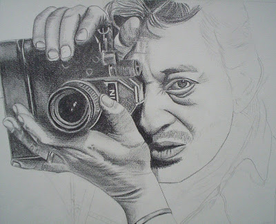 Technique du portrait,Technique d'ombre pour le dessin, évolution étape par étape du portrait de Serge Gainsbourg à la mine graphite