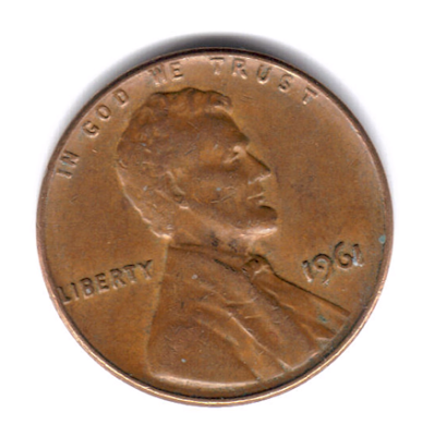 1961 silver penny value