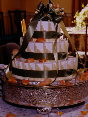 wedding cake coated