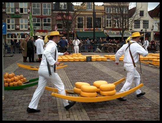 Cheese Market in Netherland