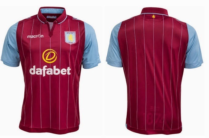 Jersey Home Aston Vila 2014/2015 Rilis. Aston Vila telah merilis Home kit untuk musim depan 2014/2015. 