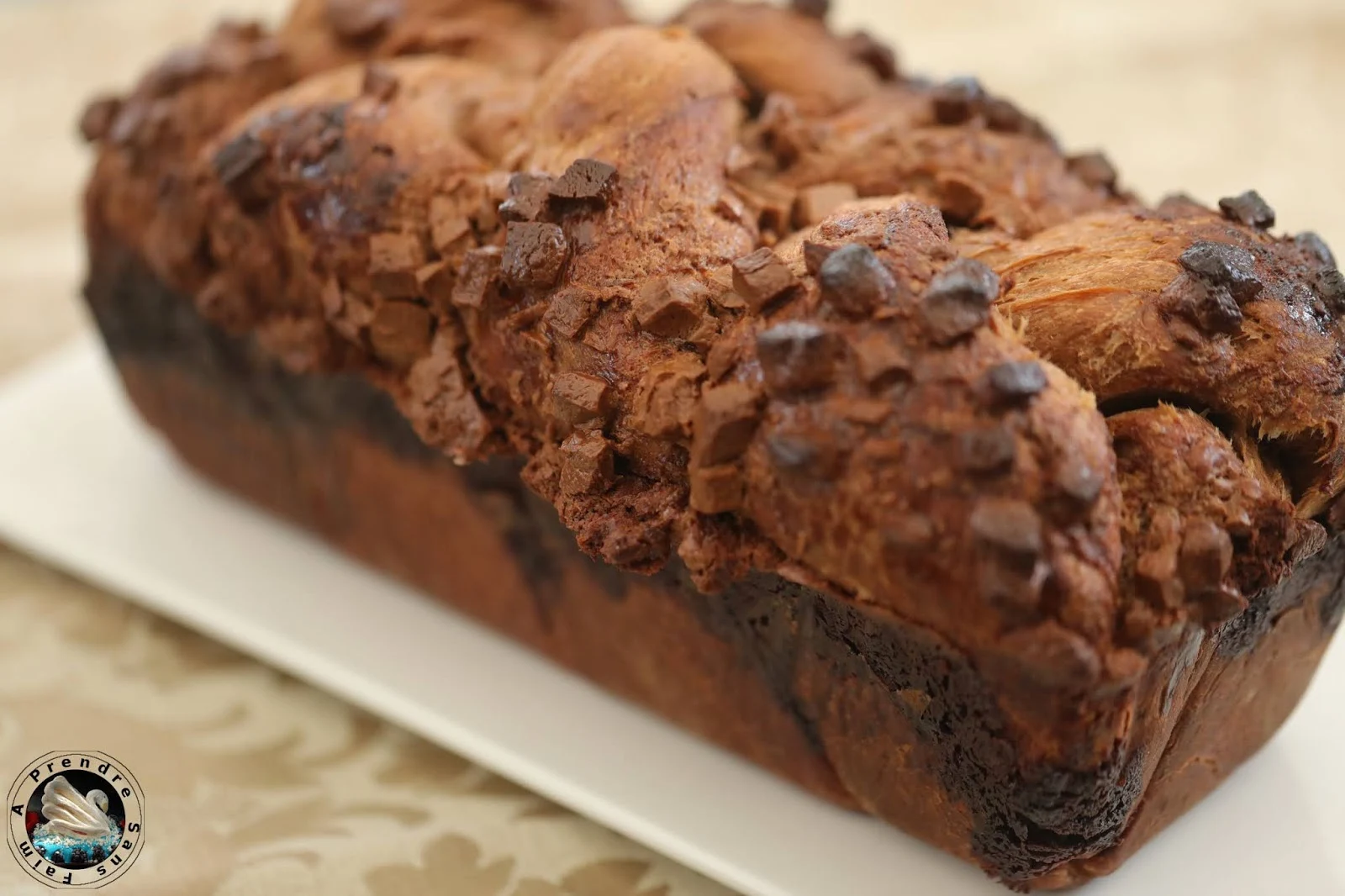 Brioche tressée chocolat