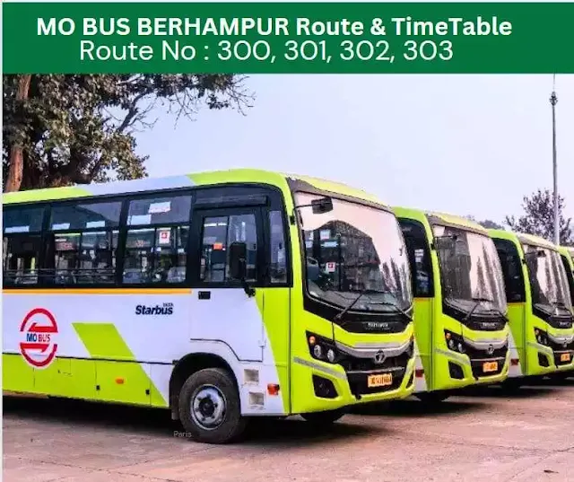 Berhampur MO BUS  Routes and Time Table Download