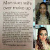 Man sues Wife over make-up-Shocking News