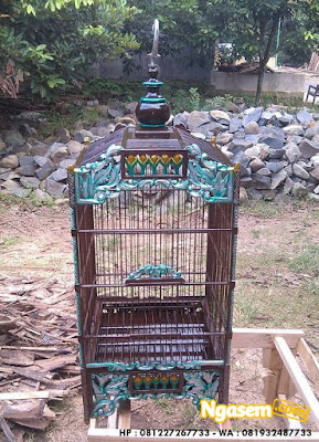 Sangkar Burung Ukiran Jati Jepara