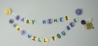 What Will You Bee? Gender Neutral Baby Shower Sign Adventures of D and V