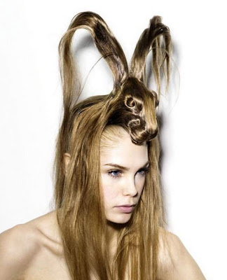 Creative hairstyle model