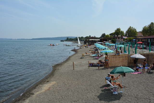 Bracciano beach