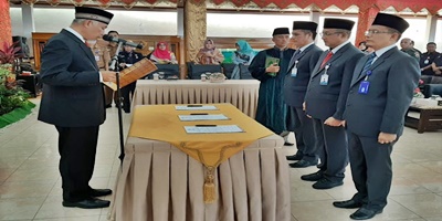Mahyeldi Lantik Direksi PDAM Kota Padang per 2019-2024