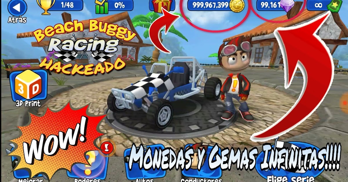 Descargar Beach Buggy Racing ( BB Racing ) Hackeado 2020 Dinero Infinito