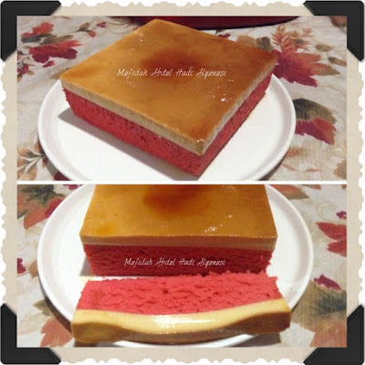Caramel Pink Atau Red Velvet Cake (versi kukus)