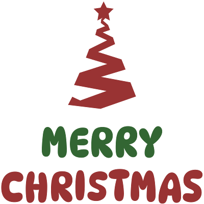Merry Christmas (Sticker)
