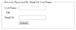 Recover and reset password in asp.net