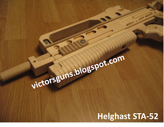 Pic.31 - Building the STA-52 Wooden Assault Rifle Display Model  