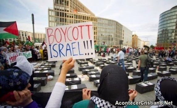 Protestas anti-israelíes en Berlín, Alemania