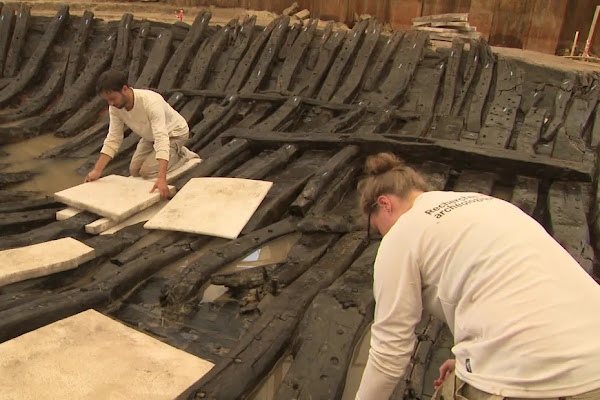 [SCI-TECH] - Un navire vieux de plus de 1.000 ans exhumé au bord de la Garonne