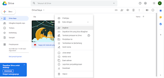 cara membagikan link google drive