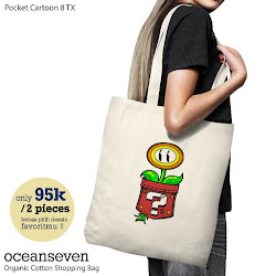 OceanSeven_Shopping Bag_Tas Belanja__Fun Cartoon_Pocket Cartoon 8 TX