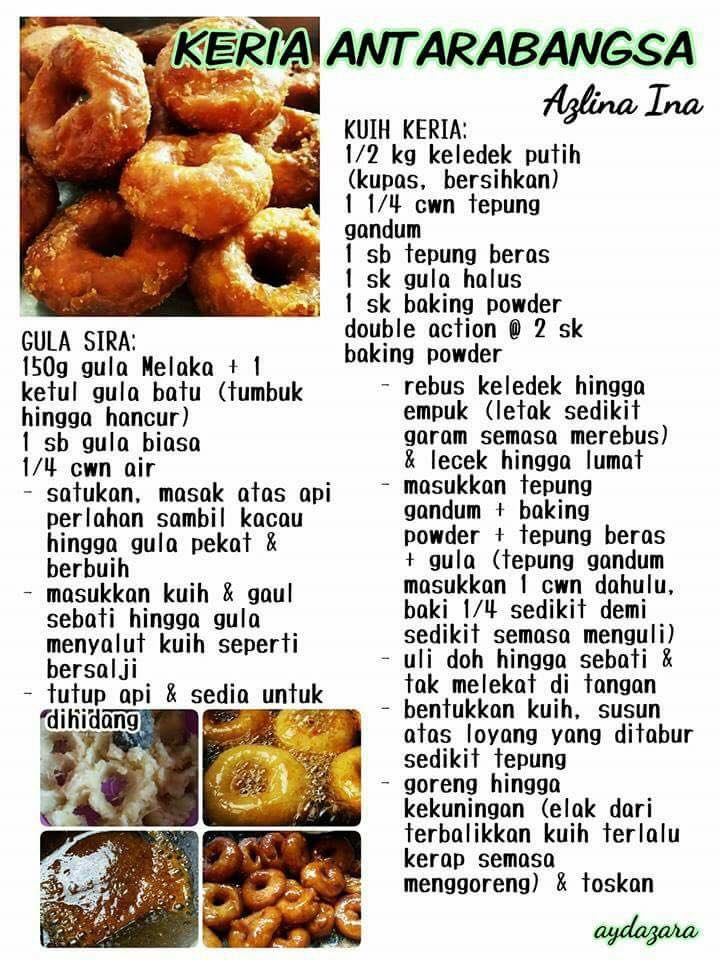 Go Go Healthy Everyone!: VIRAL CERITA KUIH KERIA & RESEPI