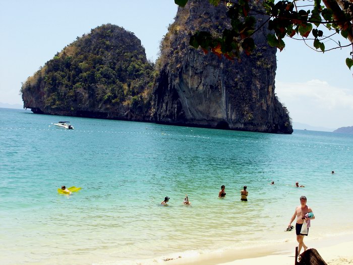 popular beach in Krabi,