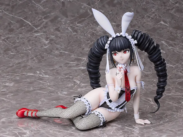 Figura de Celestia Ludenberg 1/4 Bunny Ver. de Danganronpa por FREEing, con detalles premium y medias de red.