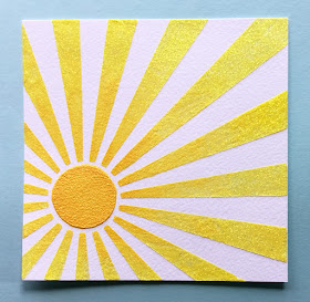 Make re-usable stencils and masks with the Silhouette Stencil Material (non-adhesive). Demonstration project is a bright "You are my sunshine", Designed by Janet Packer (Crafting Quine) for the Silhouette UK Blog.