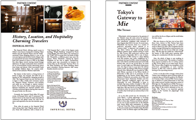 Một bài viết về Imperial Hotel trên tạp chí Nikkei Asia. Ảnh: Nikkei Asia