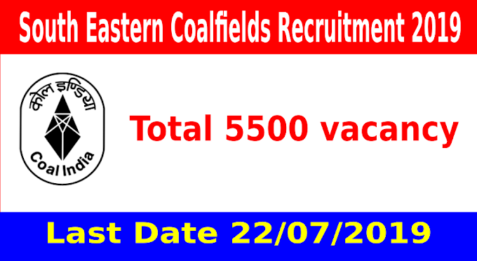 South Eastern Coalfields Recruitment  For Apprentices Posts 