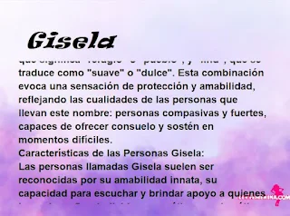 significado del nombre Gisela