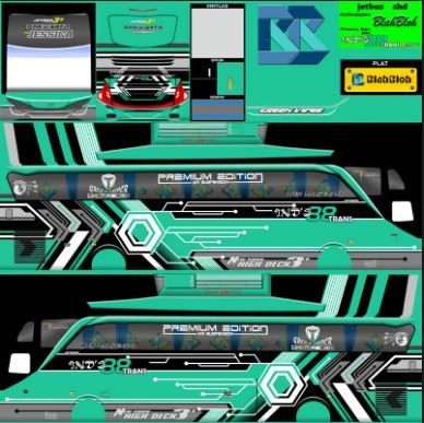Livery Bussid Pariwisata Keren