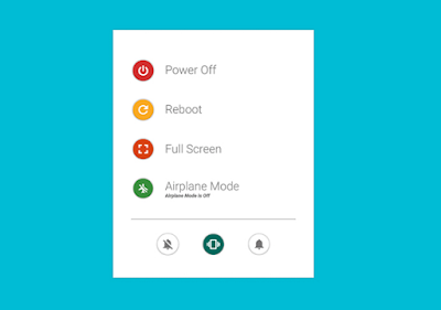 Demo Power Button in Material Design Version