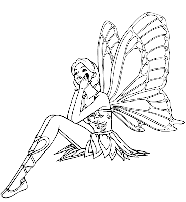 fairy coloring pages