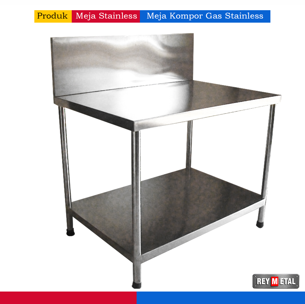 Meja Kompor Gas Stainless Rey-1002s