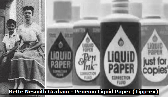 Bette Nesmith Graham adalah seorang artis komersial Amerika Serikat Biografi Bette Nesmith Graham - Penemu Liquid Paper (Tipp-ex)