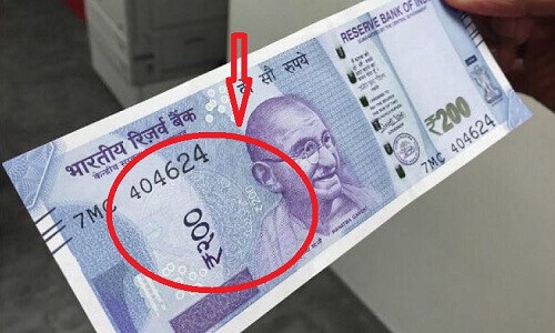 Rs 200 note which is getting viral on Social Media