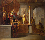 Queen of Sheba before Solomon by Nikolaus Knupfer - Christianity, Religious Painting