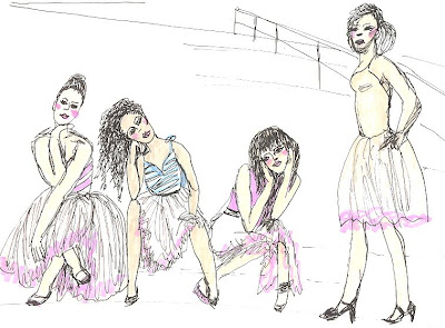 fashion illustration by Liz Blair
