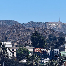 hollywood sign view