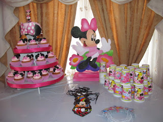 DECORACION GLOBOS MINNIE MOUSE MEDELLIN