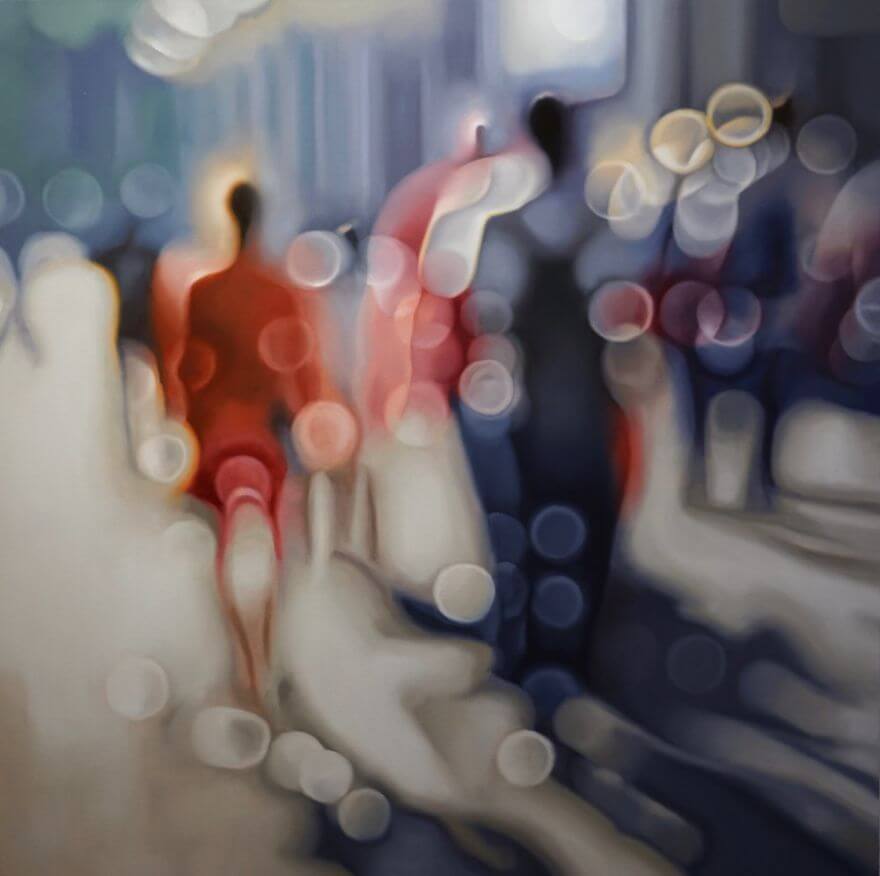 29 Vivid Oil Paintings Depict How People With Poor Eyesight See The World Without Their Glasses