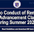 How to Conduct of Remedial and Advancement Classes During Summer 2021