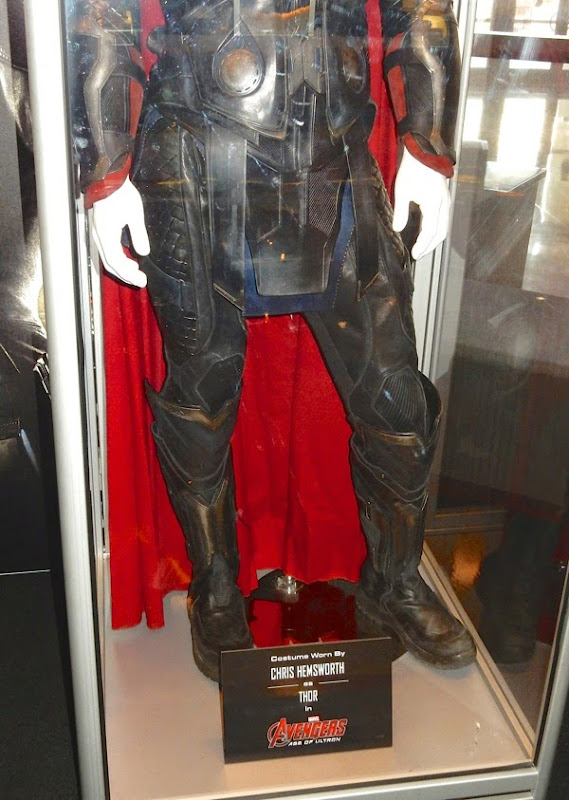 Thor costume legs detail Avengers Age of Ultron