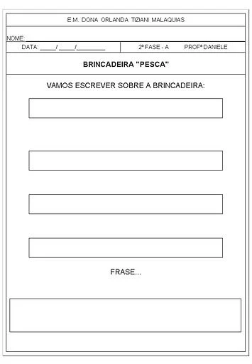 brincadeiras plano de aula