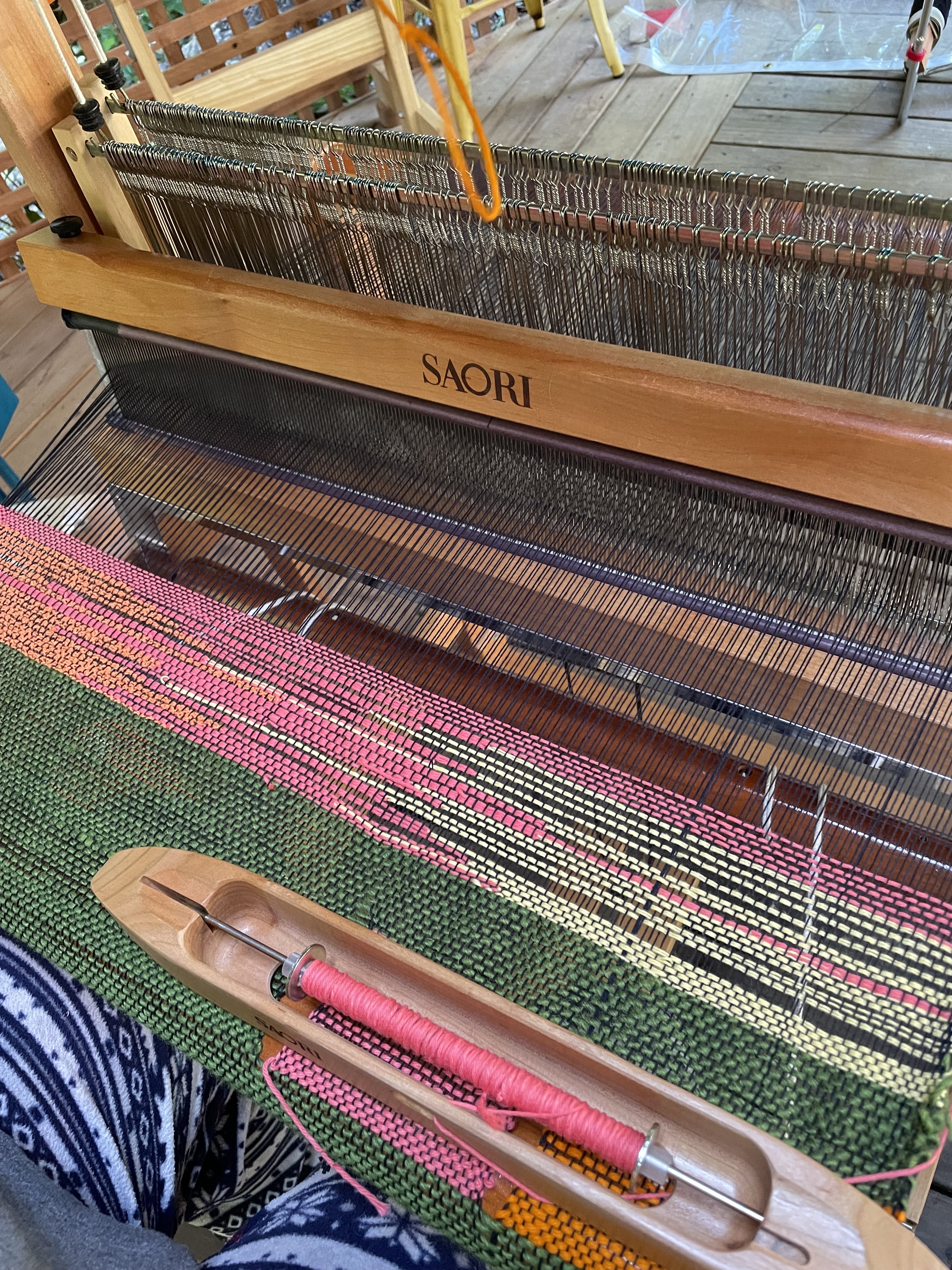 Fingering colorwork - CAPELLA - Sustainable weaving with Ovillová