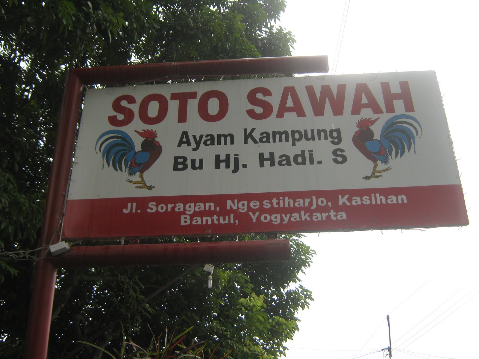 Ada yang Manis di Soto Sawah