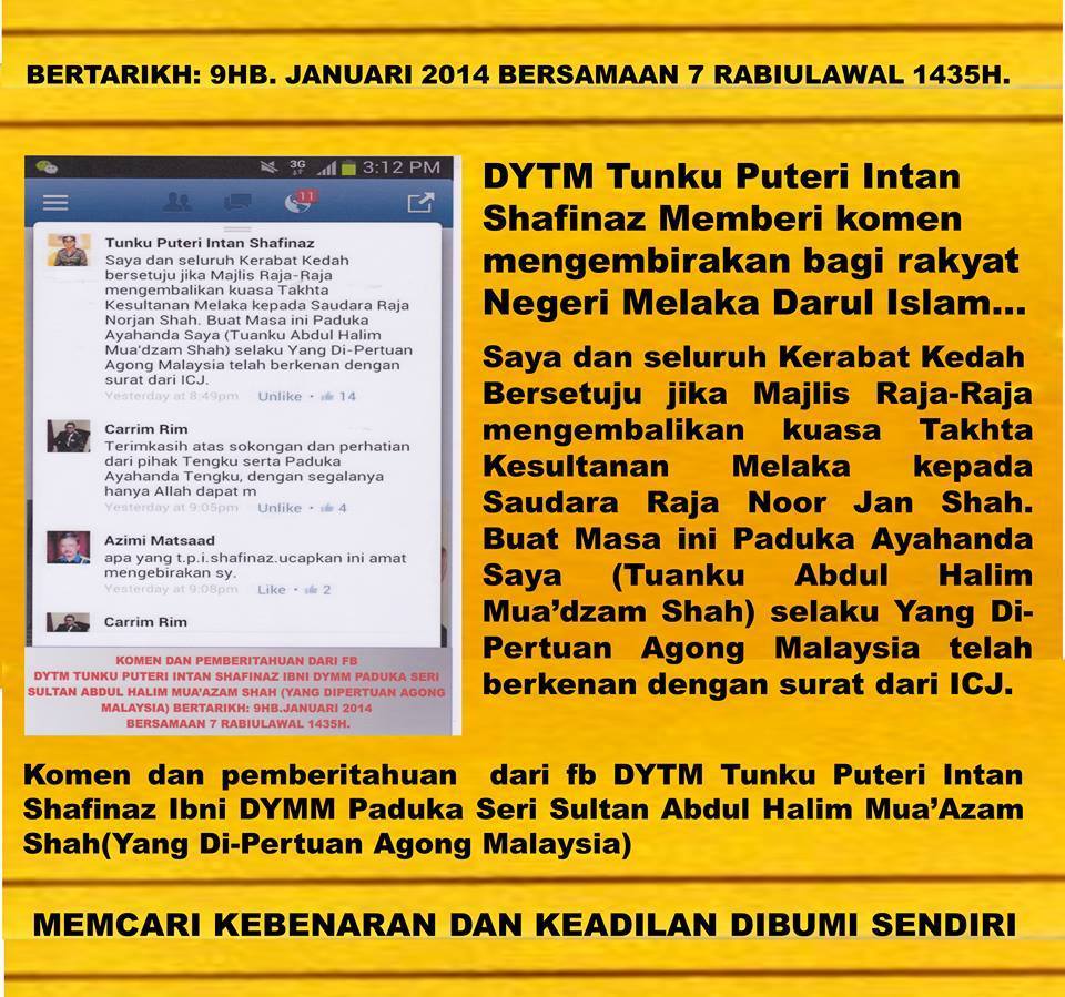 Sultan Melaka Darul Islam Official Blog Surat Pengitirafan Mahkamah Keadilan Antarabangsa Icj