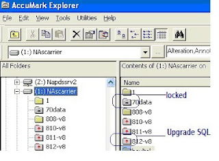 AccuMark V8.2 use  MSDE, SQL 2005 Express