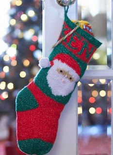 http://www.yarnspirations.com/patterns/santa-s-stocking-just-for-you.html