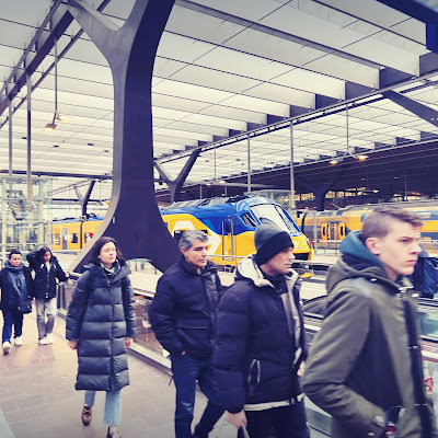 Testrit Intercity Nieuwe Generatie, station Rotterdam Centraal